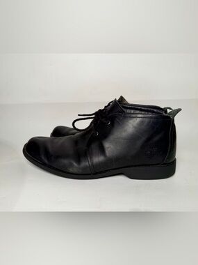 Timberland Earthkeepers Chukka Boots Shoe Men's 12 W Black Leather Lace Up Ankle